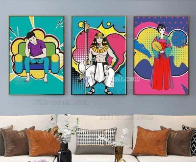 Tải file File tranh hiện đại pha lê gương KF64302 (gốc) in nhanh