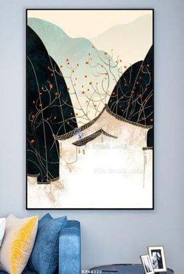 File gốc File tranh hiện đại pha lê gương KF64322 (cho in UV) siêu nét