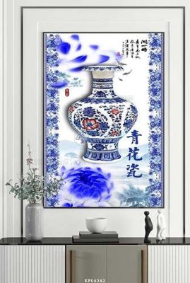 File tranh File tranh hiện đại pha lê gương KF64342 (ảnh gốc) in trần xuyên sáng