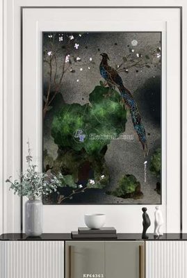 Chi tiết file ảnh File tranh hiện đại pha lê gương KF64361 sắc nét