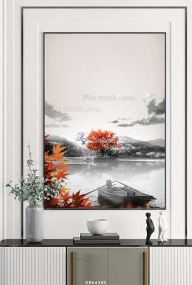 File gốc File tranh hiện đại pha lê gương KF64385 (phong cách) tối giản