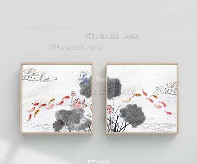 File tranh File tranh hiện đại pha lê gương KF64404 (ảnh gốc) in trần 3D