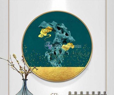 File tranh quảng cáo File tranh hiện đại pha lê gương KF64409 (download file gốc)