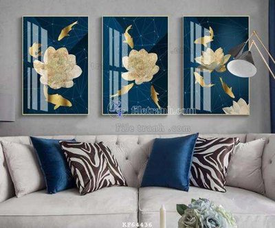 Tải file gốc File tranh hiện đại pha lê gương KF64436 (in bạt) quảng cáo