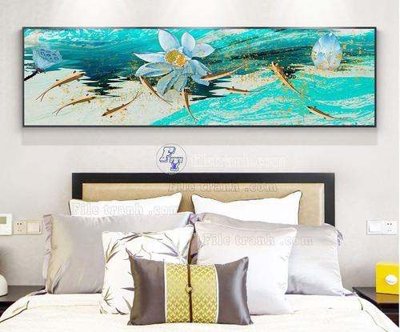 File gốc in tráng gương File tranh hiện đại pha lê gương KF64459 chi tiết