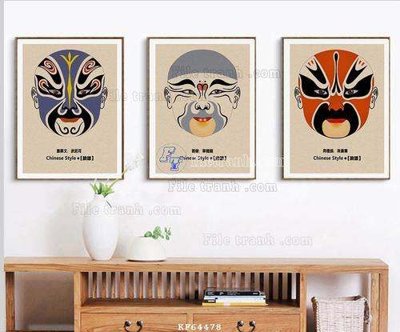 File tranh gốc File tranh hiện đại pha lê gương KF64478 (sắc nét từng chi tiết)