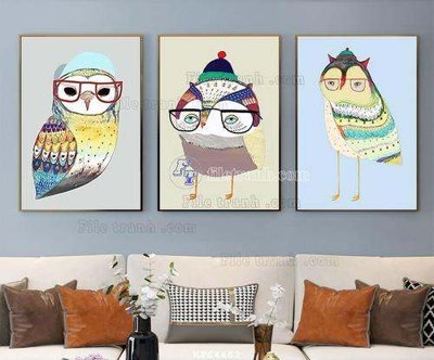 File tranh File tranh hiện đại pha lê gương KF64482 (gốc) in film