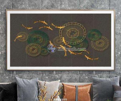 File gốc File tranh hiện đại pha lê gương KF64505 (trang trí) phòng ngủ