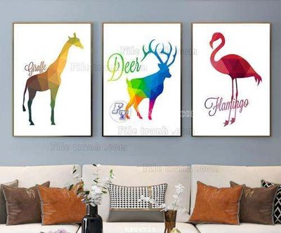 File gốc File tranh hiện đại pha lê gương KF64528 (in 3D) nghệ thuật