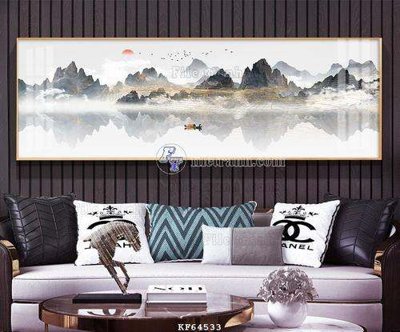 File gốc in mica File tranh hiện đại pha lê gương KF64533 chất lượng