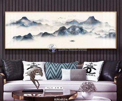 File gốc File tranh hiện đại pha lê gương KF64534 (cho in ấn) độc quyền