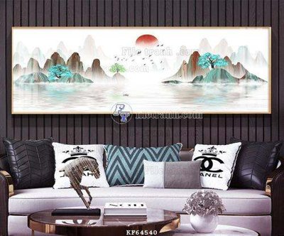 File tranh gốc File tranh hiện đại pha lê gương KF64540 (bản quyền) file PSD