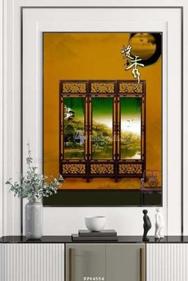 Download file gốc File tranh hiện đại pha lê gương KF64554 (in lụa) cao cấp