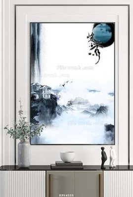 File gốc File tranh hiện đại pha lê gương KF64555 (ảnh chi tiết) để in trần