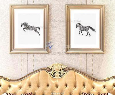 File gốc File tranh hiện đại pha lê gương KF64571 (phong cách) châu Âu