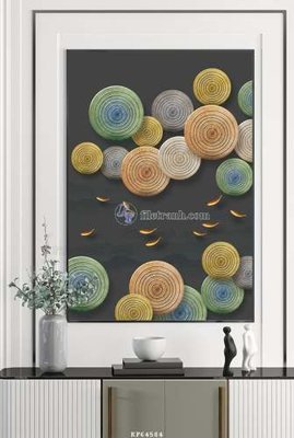 File gốc File tranh hiện đại pha lê gương KF64584 (trang trí) phòng ngủ