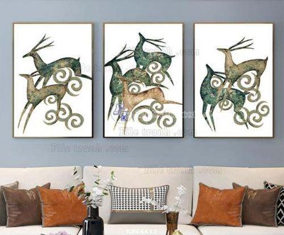 File tranh gốc File tranh hiện đại pha lê gương KF64612 (sắc nét từng chi tiết)