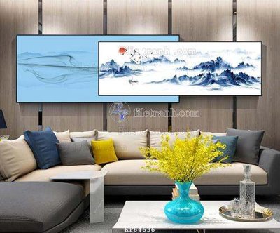 File tranh File tranh hiện đại pha lê gương KF64636 (ảnh gốc) in trần nhà