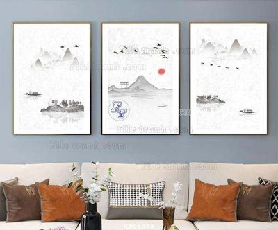 File gốc File tranh hiện đại pha lê gương KF64660 (PNG) không nền chất lượng