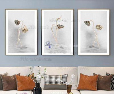 File in trần File tranh hiện đại pha lê gương KF64661 (file gốc) hoa văn 3D