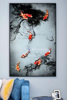 File in ấn cao cấp File tranh hiện đại pha lê gương KF64670 (file gốc)