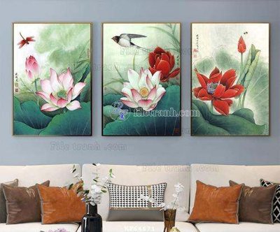 File tranh gốc PSD File tranh hiện đại pha lê gương KF64671 còn nguyên layer