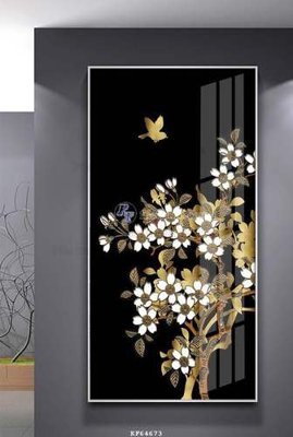 Tải file File tranh hiện đại pha lê gương KF64673 (gốc) chủ đề tôn giáo