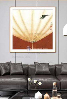 File tranh File tranh hiện đại pha lê gương KF64682 (bản gốc) in lụa 3D