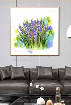 File in mica File tranh hiện đại pha lê gương KF64704 (ảnh gốc) đẹp