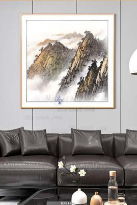 File gốc File tranh hiện đại pha lê gương KF64720 (chuẩn màu) cho in offset