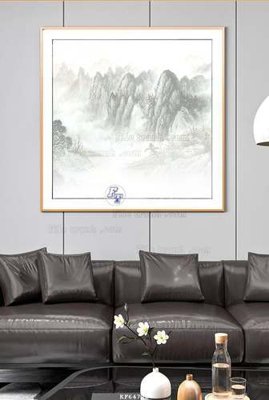 File tranh File tranh hiện đại pha lê gương KF64728 (bản gốc) in lụa 3D