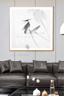 File gốc File tranh hiện đại pha lê gương KF64802 (in lụa) cao cấp