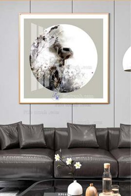 File tranh File tranh hiện đại pha lê gương KF64809 (gốc) chủ đề trừu tượng