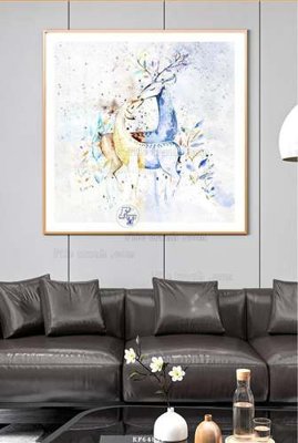 Ảnh mô tả file gốc in mica File tranh hiện đại pha lê gương KF64813