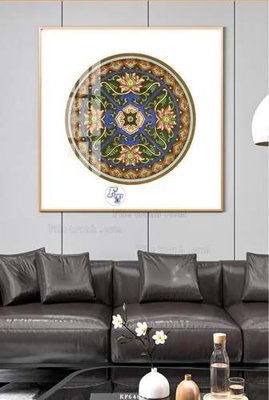 Download file gốc File tranh hiện đại pha lê gương KF64824 (in mica) trang trí