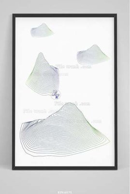 File tranh File tranh hiện đại pha lê gương KF64875 (gốc) in film