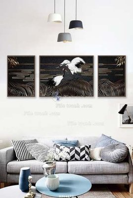 Hình ảnh file gốc File tranh hiện đại pha lê gương KF64879 cho in UV