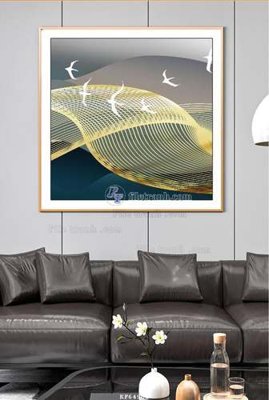 File tranh gốc File tranh hiện đại pha lê gương KF64902 (bản đẹp) độc quyền