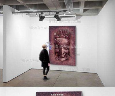 File ảnh File tranh hiện đại pha lê gương KF64945 (gốc) dùng in Pano