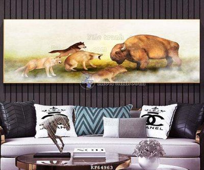 File PSD File tranh hiện đại pha lê gương KF64963 (nguyên bản) cho thiết kế