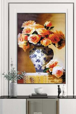 File ảnh File tranh hiện đại pha lê gương KF64981 (gốc) in Hiflex