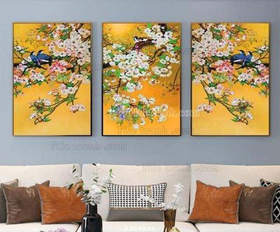 Tệp tin gốc File tranh hiện đại pha lê gương KF64984 (dùng cho in ấn) chuyên nghiệp