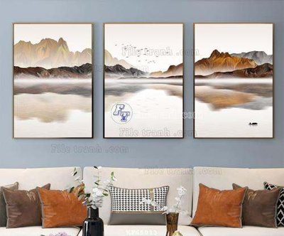 File in trần File tranh hiện đại pha lê gương KF65013 (bản gốc) 5D