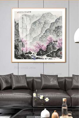 File in ấn chuyên nghiệp File tranh hiện đại pha lê gương KF65043 (file gốc)