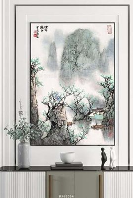 Ảnh gốc File tranh hiện đại pha lê gương KF65054 (nét căng) in mica