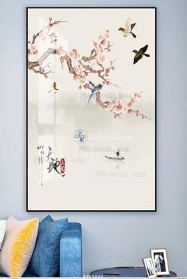 File gốc File tranh hiện đại pha lê gương KF65066 (ảnh chi tiết) để in lụa