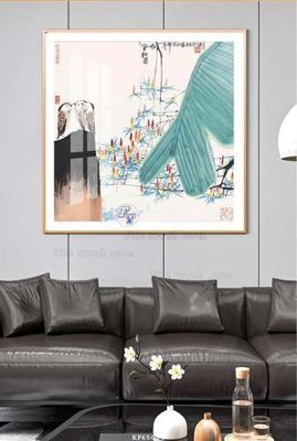 Tệp tin gốc File tranh hiện đại pha lê gương KF65094 (dùng cho in ấn) chuyên nghiệp