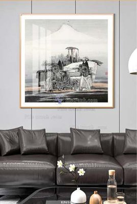 File PSD File tranh hiện đại pha lê gương KF65095 (chất lượng in ấn)