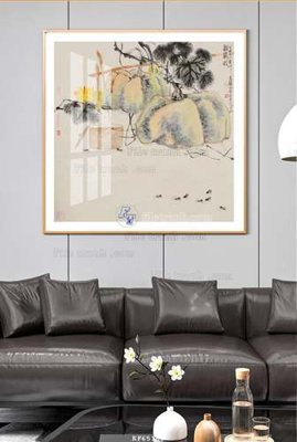 Tải file File tranh hiện đại pha lê gương KF65100 (gốc) làm file quảng cáo