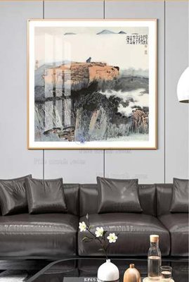 File gốc File tranh hiện đại pha lê gương KF65105 (PSD/TIFF) độ phân giải cao